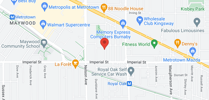 map of 2303 5051 IMPERIAL STREET